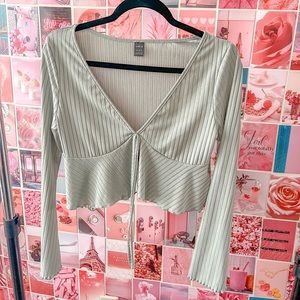 Long Sleeve Cropped Top